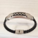pulsera-piel-acero-mannaz