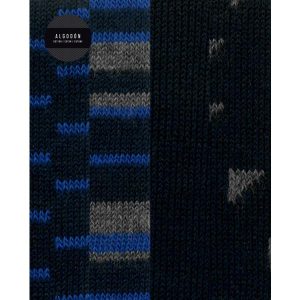 Box Calcetines Punto Blanco Blue – regalo original de moda