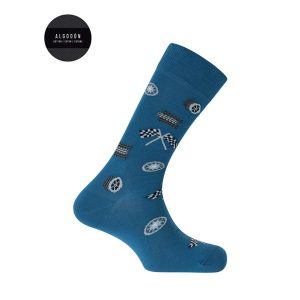 Calcetines de caballero Punto Blanco Rider con estampados de motos