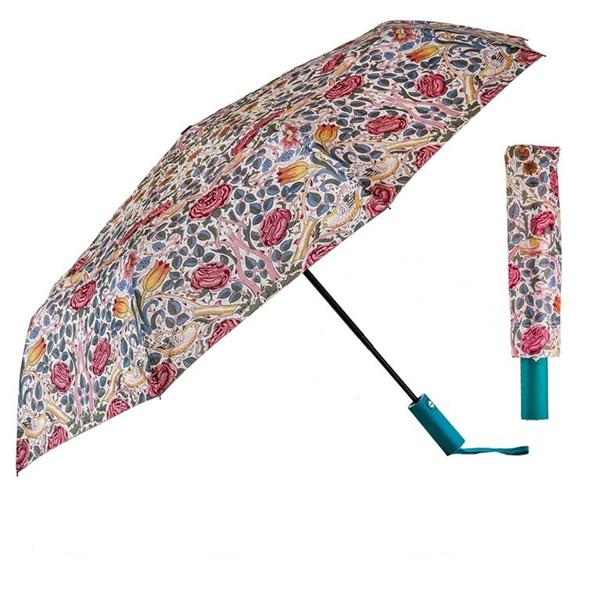 paraguas-plegable-william-morris-rose