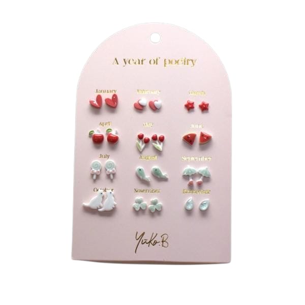 pendientes-infantiles-un-año-de-poesia-rojo y agua-2