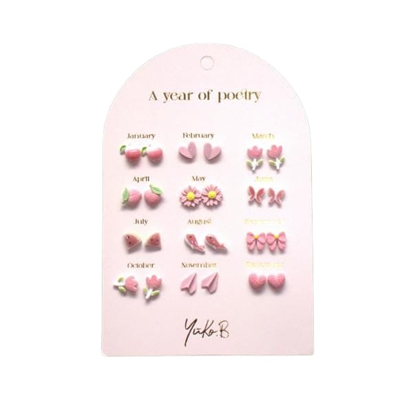 pendientes-infantiles-un-año-de-poesia-rosa