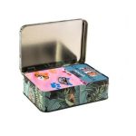 Caja metálica de calcetines Gatos