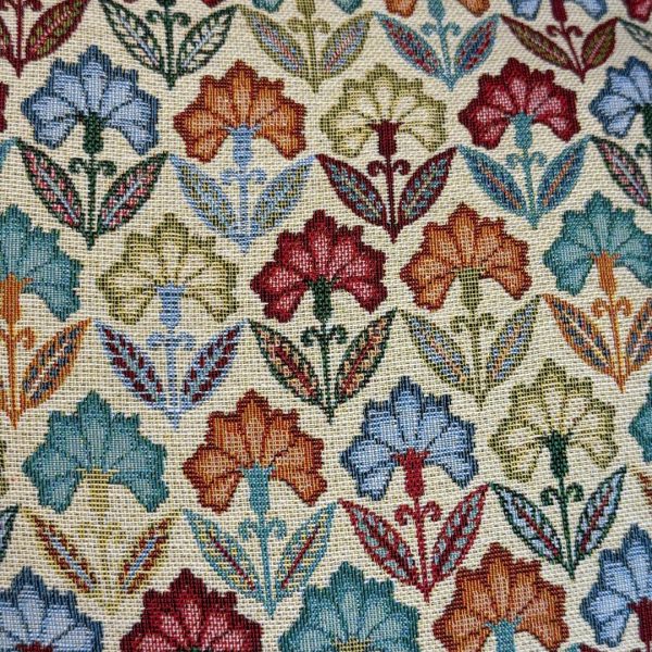 tejido mini neceser flora de la mur