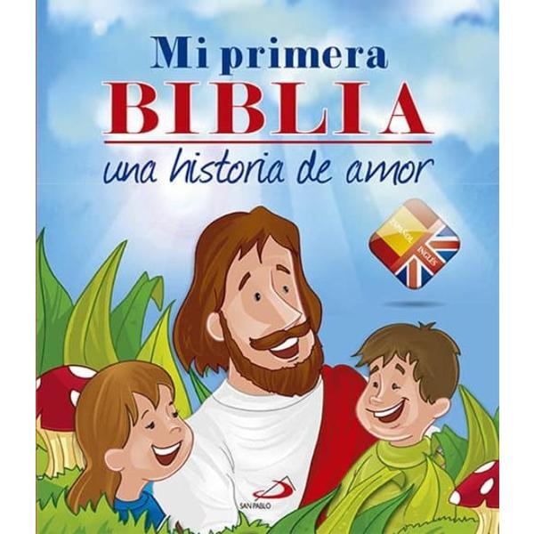 Mi primera Biblia bilingüe niños español inglés regalo Comunión