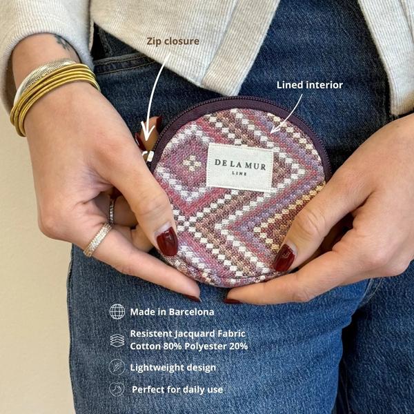 características monedero redondo nana de la mur