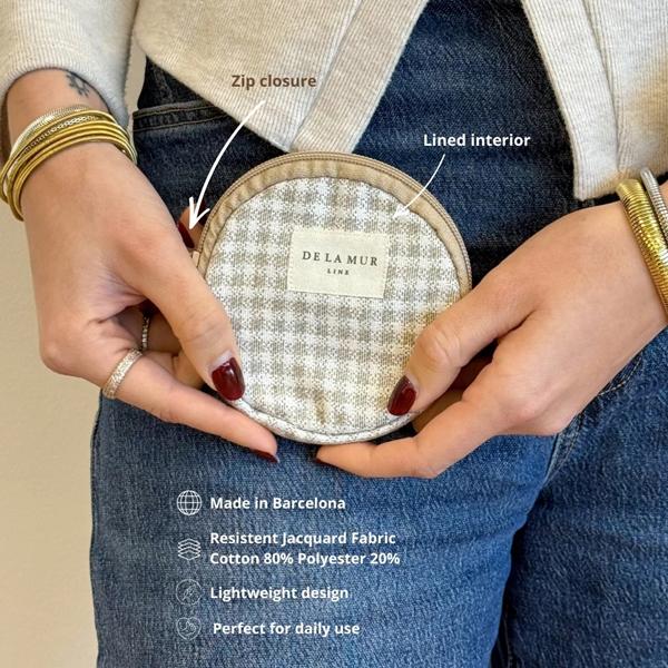 características monedero redondo de la mur