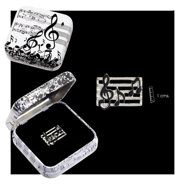 regalo músicos pin partitura