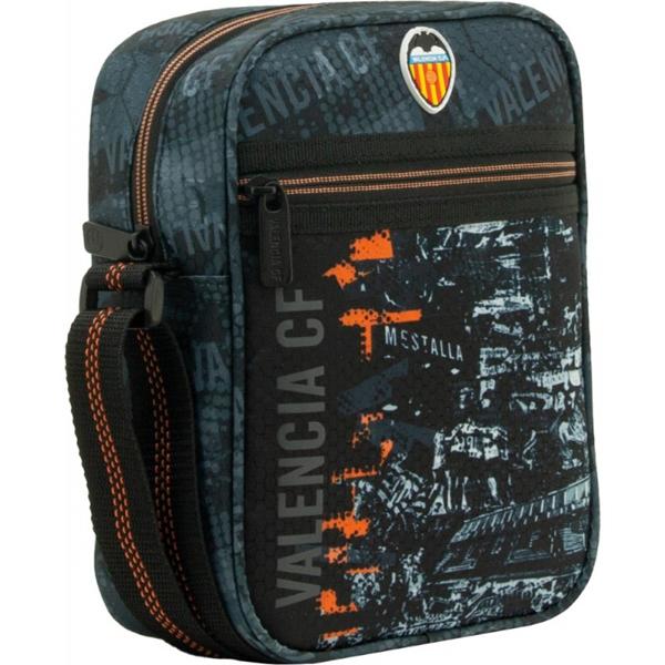 Bandolera Valencia CF edición Mestalla con múltiples bolsillos y correa ajustable