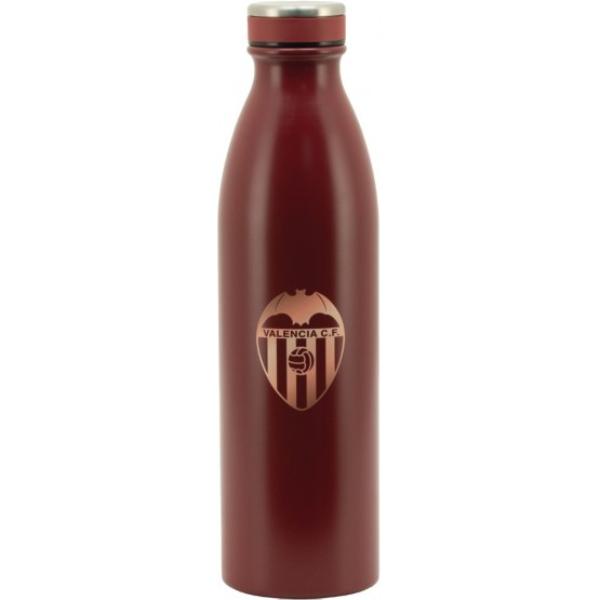 Botella térmica Valencia CF 500 ml edición Torino marrón con escudo dorado