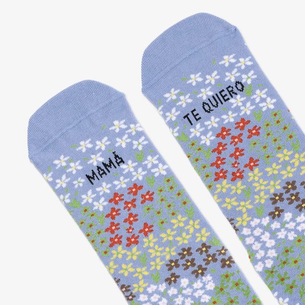 detalle calcetines mamá te quiero flores regalo día de la madre
