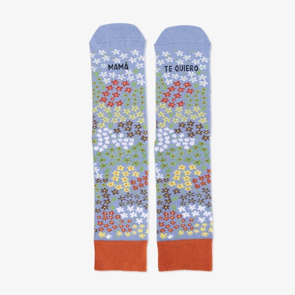 calcetines mamá te quiero flores regalo día de la madre