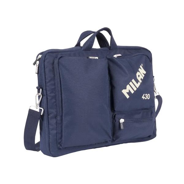 Bandolera ordenador goma MILAN 430 azul para portátil de 17 pulgadas