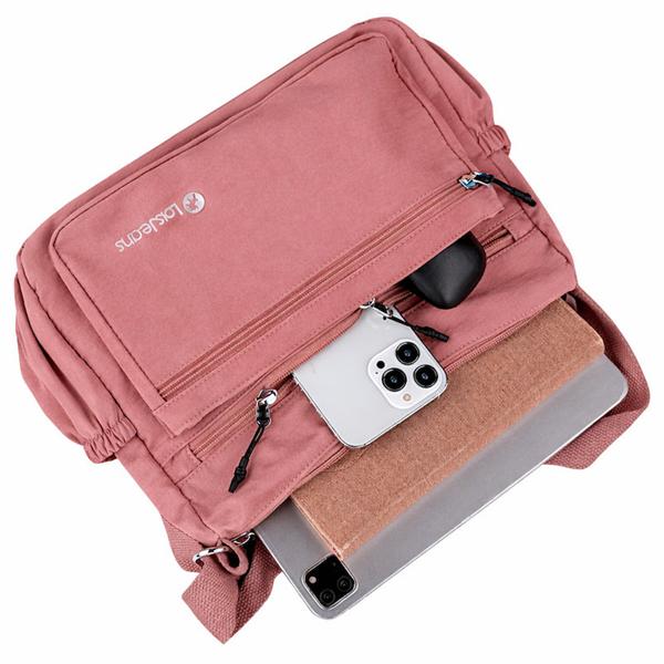 Capacidad Bolso de trabajo Sophie de Lois, en color maquillaje
