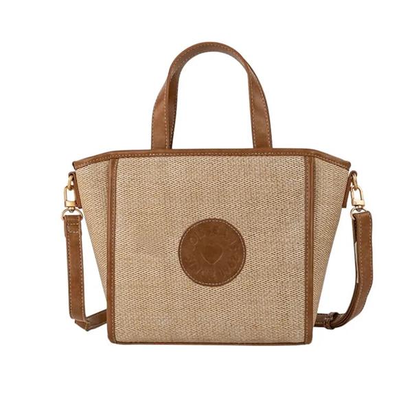 Vista general bolso de rafia Jacqueline Lois