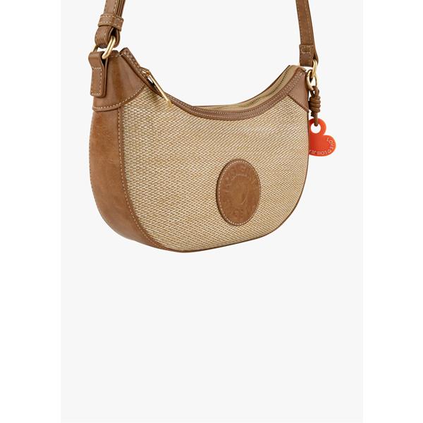 Forma del bolso hbo de rafia, modelo Jacqueline de Lois