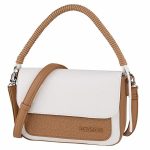Bolso combinado en marrón y blanco de la Coleccion Shavanna de Lois