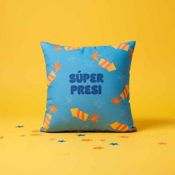 Cojín Super Presi. Regalo para Presidente de falla 1.