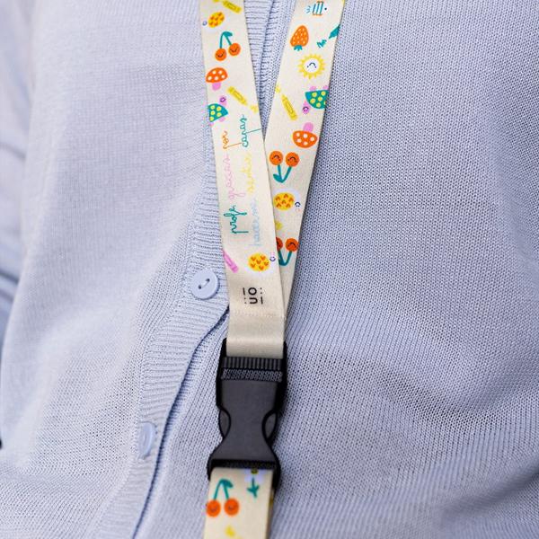 Lanyard para profe con mensaje gracias por hacerme sentir capaz