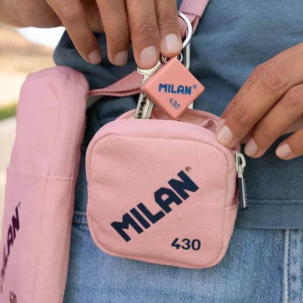 Uso del monedero MILAN rosa