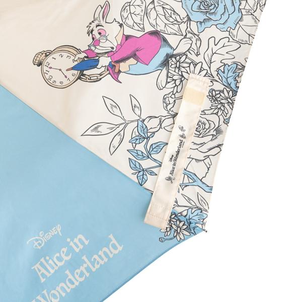 detalle del dibujo del Paraguas plegable de Alicia en el País de las Maravillas Disney