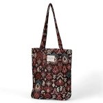 Bolsa Pequeña Duba De La Mur con estampado floral y asas para el hombro.