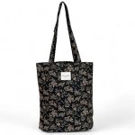 Bolsa Pequeña Elisa De La Mur con estampado floral y asas para el hombro.