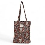 Bolsa Pequeña Roco De La Mur con estampado floral y asas para el hombro.