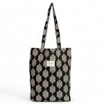 Bolsa Pequeña Tera De La Mur con estampado geométrico y asas para el hombro.