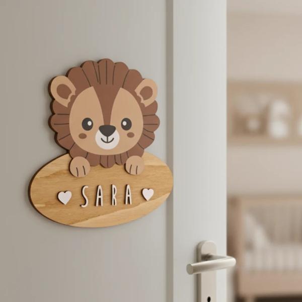 Placa decorativa personalizada León