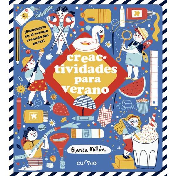 Portada del libro Creactividades para verano, de Blanca Millán.