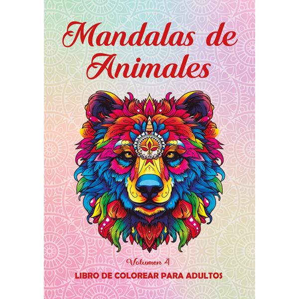 Portada del libro Mandalas de Animales. Vol. 4.