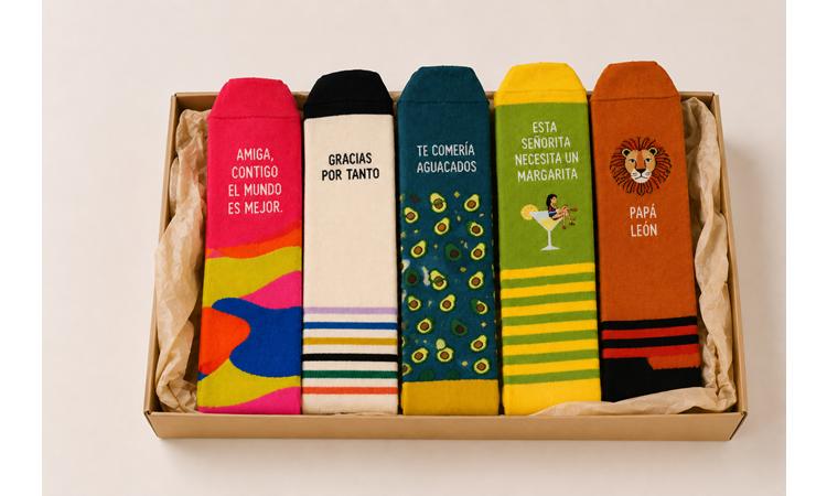 Calcetines con mensajes originales para regalar y expresar emociones