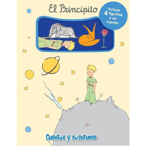 Libro infantil El Principito Cuentos y Aventuras con 4 figuras