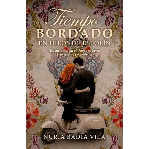 Tiempo bordado en hilos de espolín de Nuria Badia