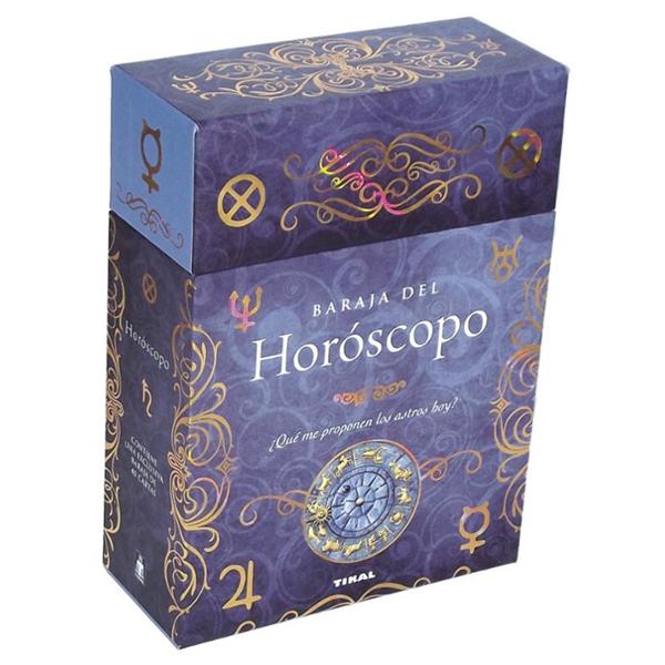 Baraja del horóscopo de Tikal con 40 cartas y libro
