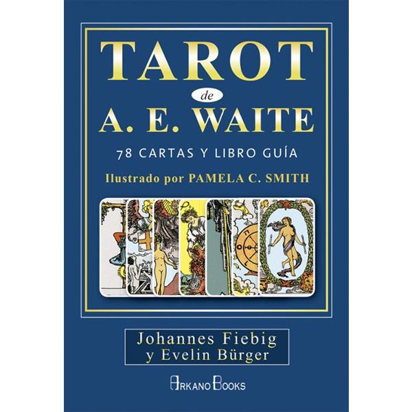 Tarot de A. E. Waite con 78 cartas y libro guía