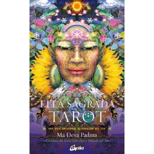 Ella Sagrada Tarot de Ma Deva Padma con 78 cartas y libro guía