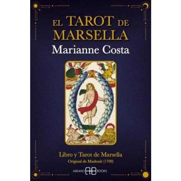 El Tarot de Marsella de Marianne Costa con libro y 78 cartas