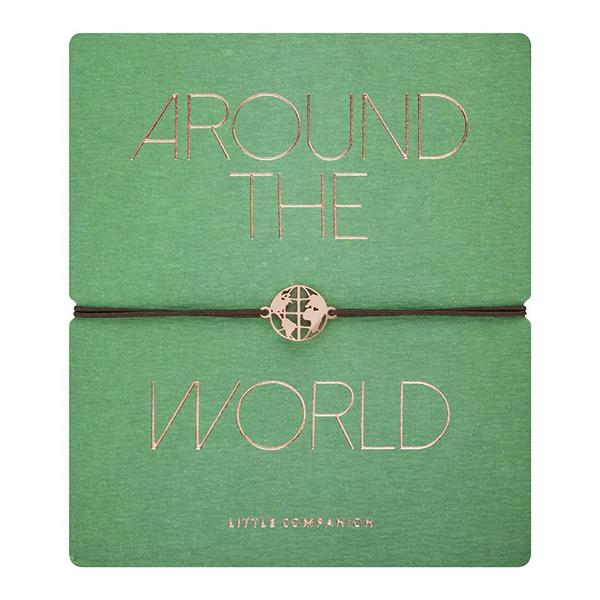 Pulsera GLOBE de acero chapado en oro rosa