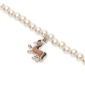 Pulsera infantil de perlas Caballo