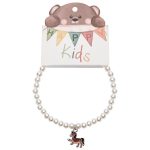 Pulsera infantil de perlas Caballo