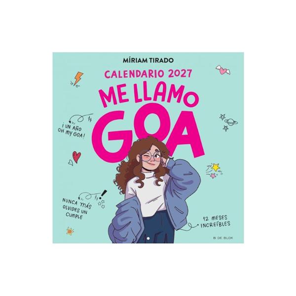Calendario 2027 Me llamo Goa