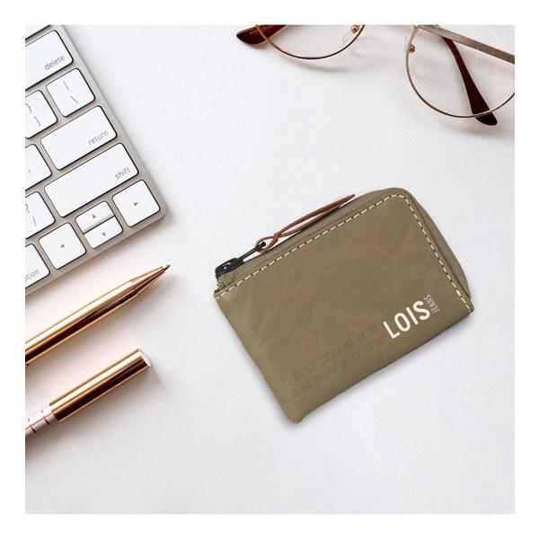 Monedero de Piel Kaki Lois 205544-03