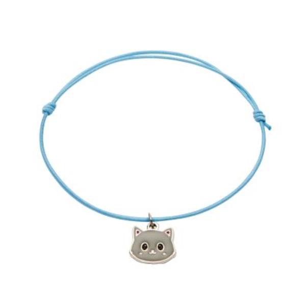 Pulsera infantil de cinta elástica Gato
