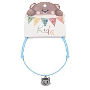 Pulsera infantil de cinta elástica Gato