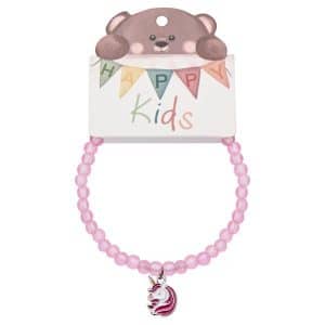 Pulsera infantil de bolas Unicornio