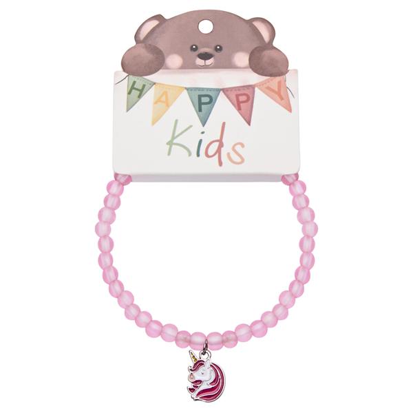 Pulsera infantil de bolas Unicornio