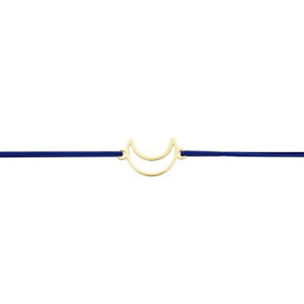 Pulsera MOON de acero chapado en oro