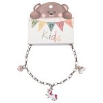Pulsera infantil de cordón Unicornio